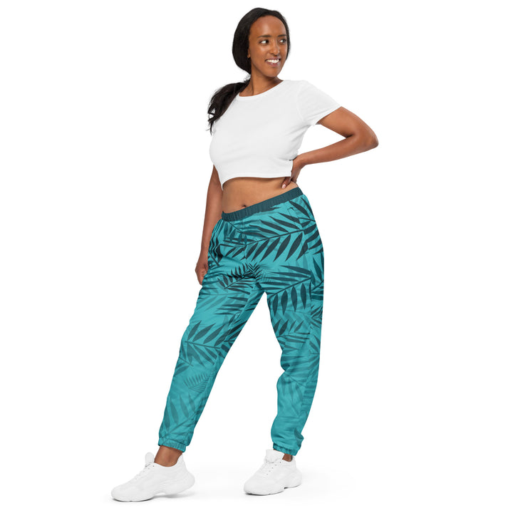 Unisex Track Pants - Turquoise Farn