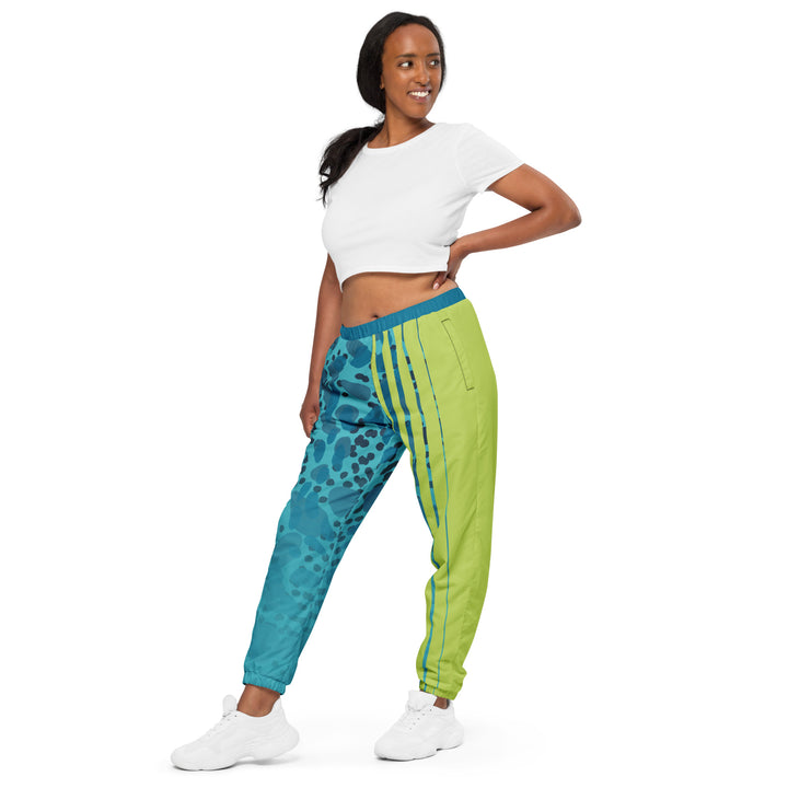 Unisex Track Pants - Turquoise-Green Cell