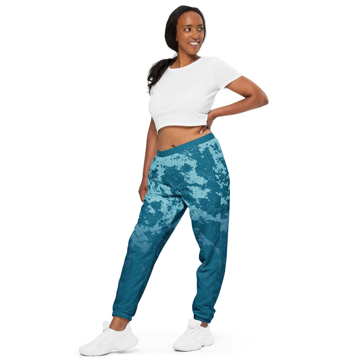 Unisex Track Pants - Turquoise Sky