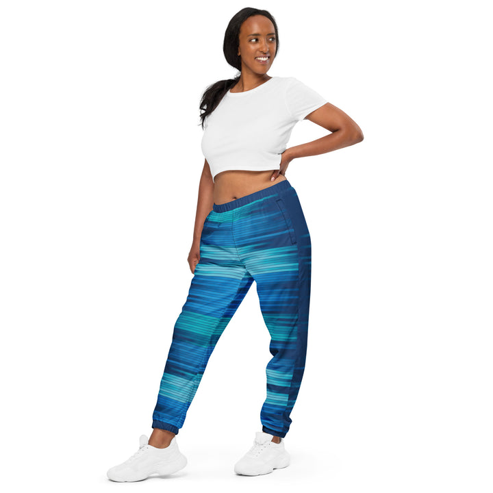 Unisex Track Pants - Blue Mirage