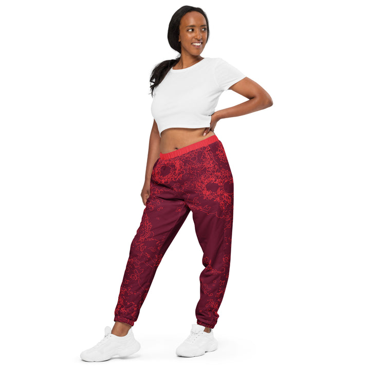 Unisex Track Pants - Red Cell