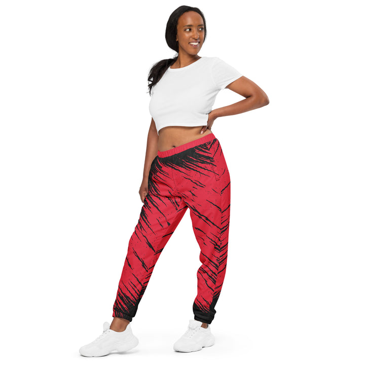 Unisex Track Pants - Blue-Red Desert