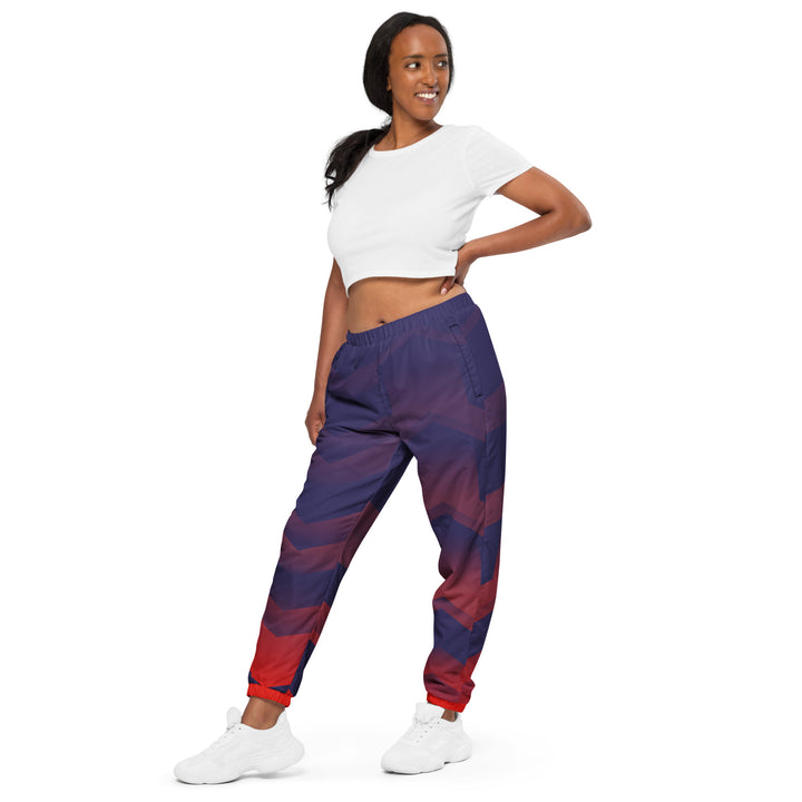 Unisex Track Pants - Purple-Red Complex