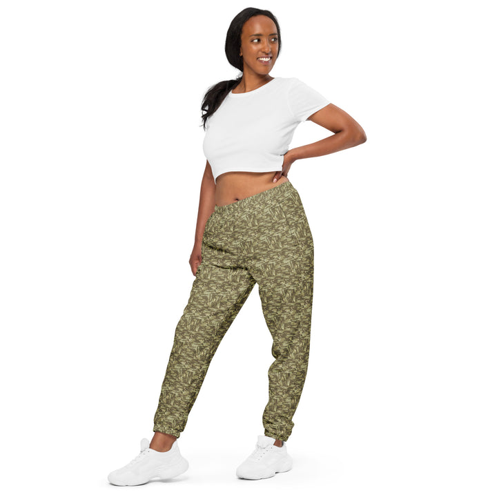 Unisex Track Pants - Beige Camouflage