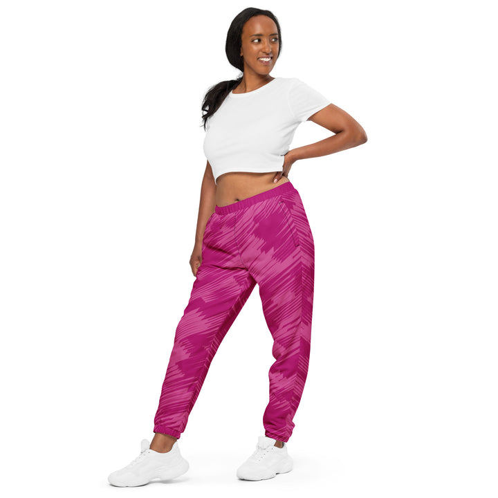 Unisex Track Pants - Pink Beam