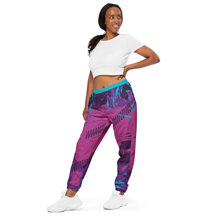 Unisex Track Pants - Purple-Pink Track