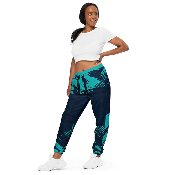 Unisex Track Pants - Blue-Turquoise Track