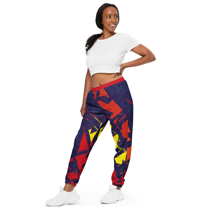 Unisex Track Pants - Purple-Red Build