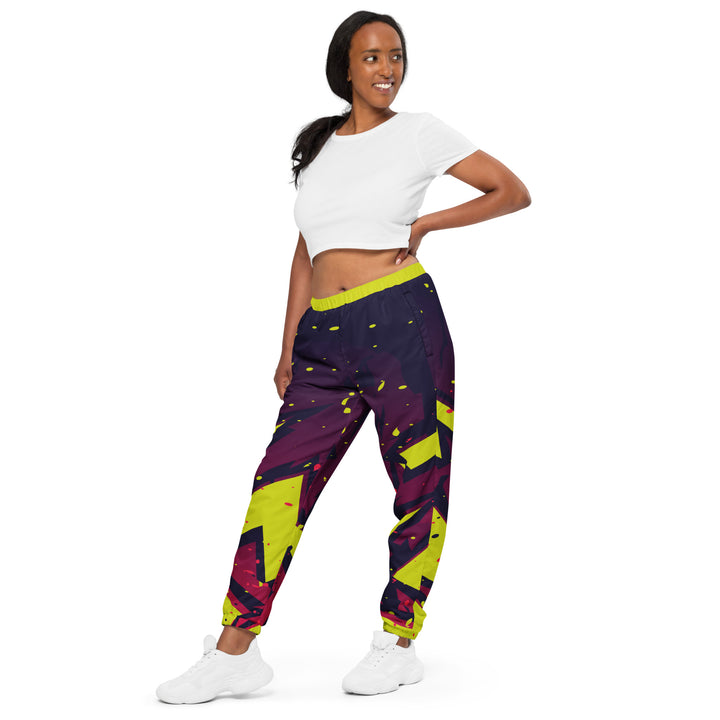 Unisex Track Pants - Red-Yellow Player