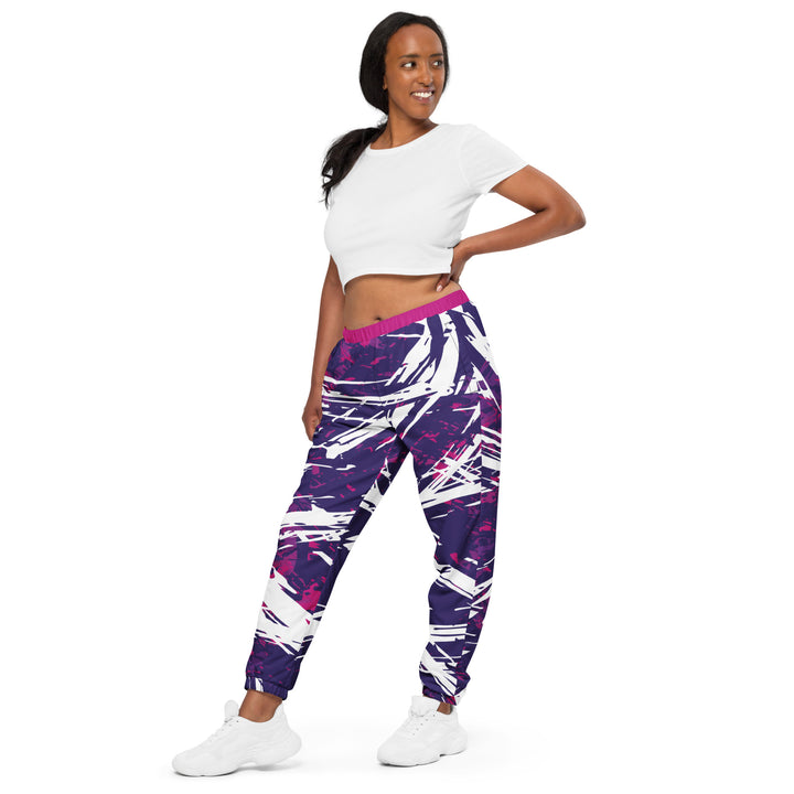 Unisex Track Pants - Purple-Pink Desire