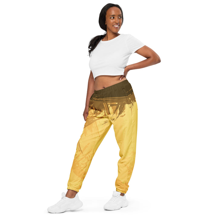 Unisex Track Pants - Yellow Clear