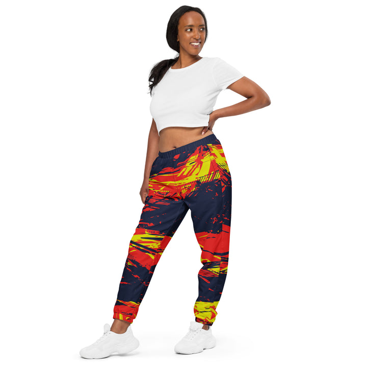 Unisex Track Pants - Blue-Red Spear