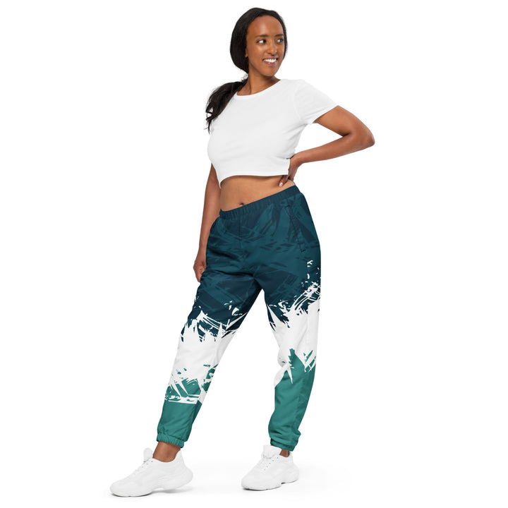 Unisex Track Pants - Blue-Green Score