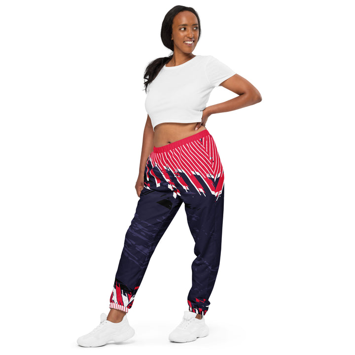 Unisex Track Pants - Purple-Red Note