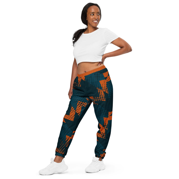 Unisex Track Pants - Blue-Orange Trend