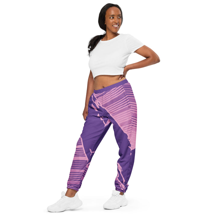 Unisex Track Pants - Purple Tear