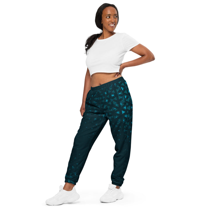 Unisex Track Pants - Turquoise Shrink