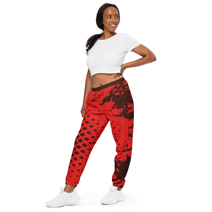 Unisex Track Pants - Red Dots