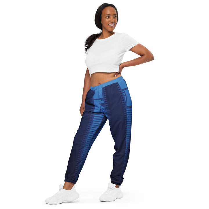 Unisex Track Pants - Blue Ladder