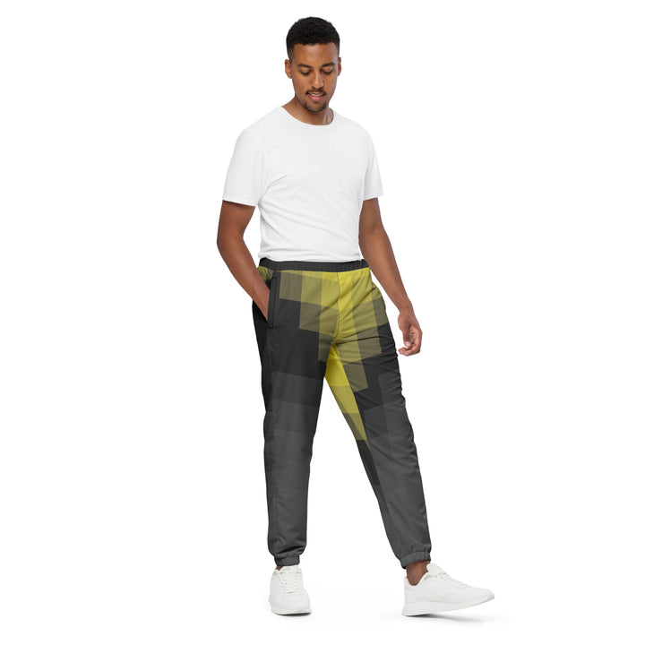 Unisex Track Pants - Yellow-Black Clarity