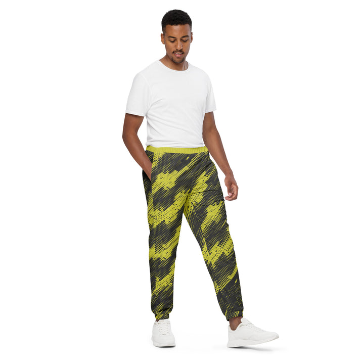 Unisex Track Pants - Yellow-Grey Newcomer