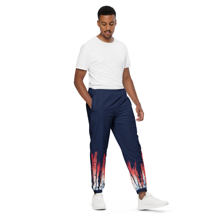 Unisex Track Pants - Blue-Red Hope