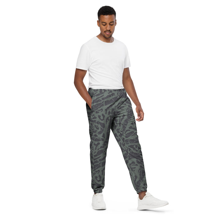 Unisex Track Pants - Grey Animal