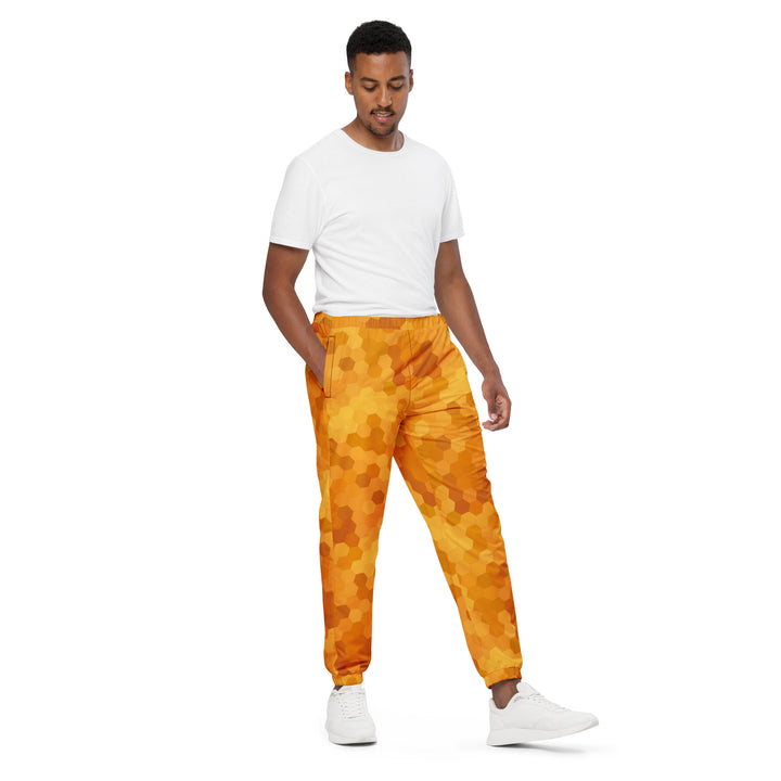 Unisex Track Pants - Orange Comb