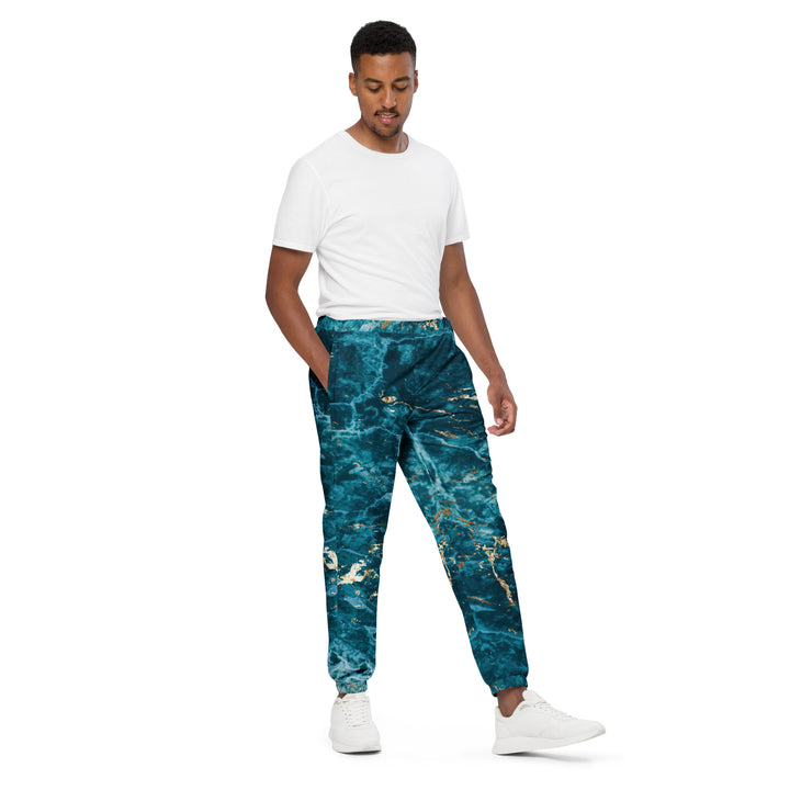 Unisex Track Pants - Blue Energy