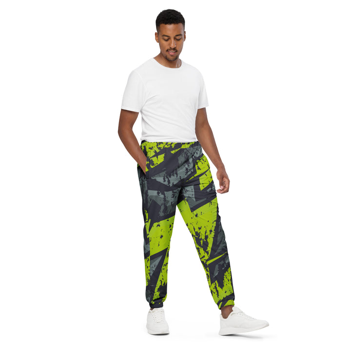 Unisex Track Pants - Green-Black Graffiti