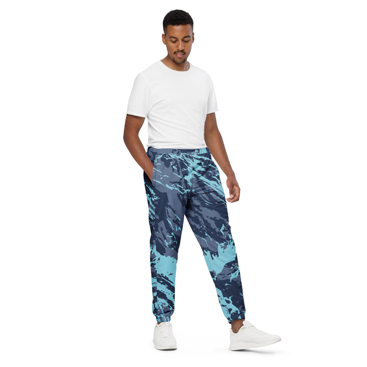 Unisex Track Pants - Blue Splash