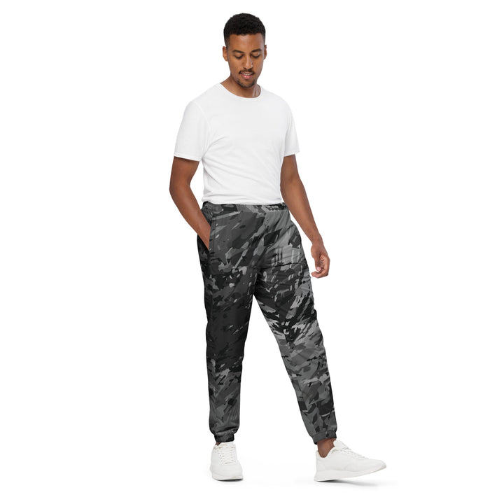 Unisex Track Pants - Grey Splatter