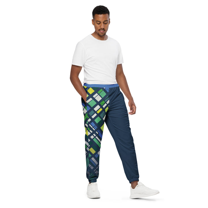 Unisex Track Pants - Blue-Green Barrier