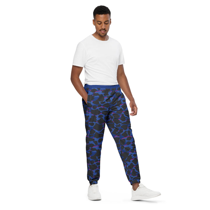 Unisex Track Pants - Blue-Pink Cloud