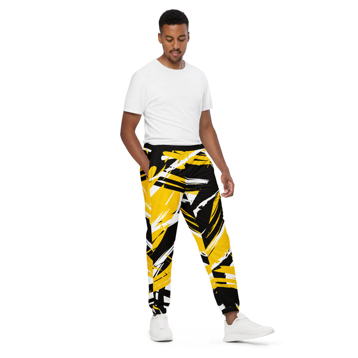 Unisex Track Pants - Black-Yellow Craft