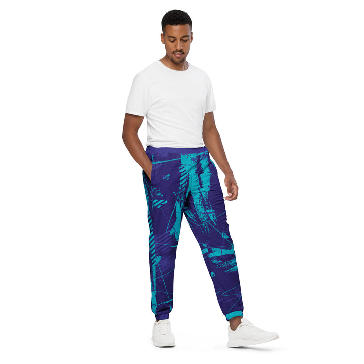 Unisex Track Pants - Purple-Blue Road