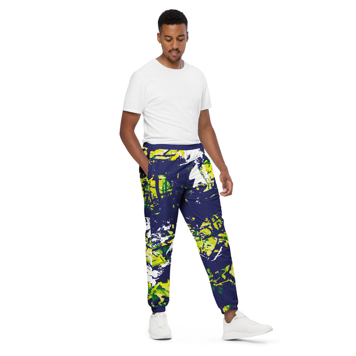 Unisex Track Pants - Blue-Green Chase