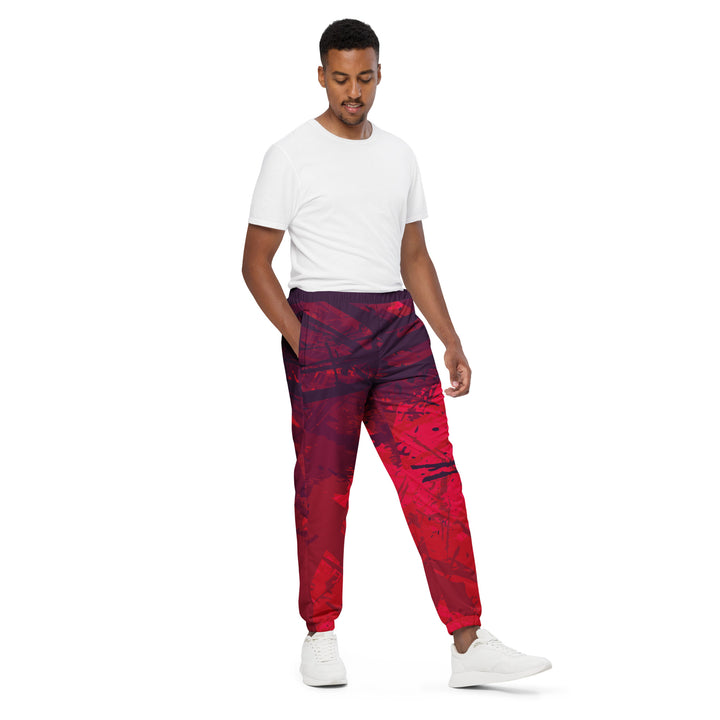 Unisex Track Pants - Red Finish