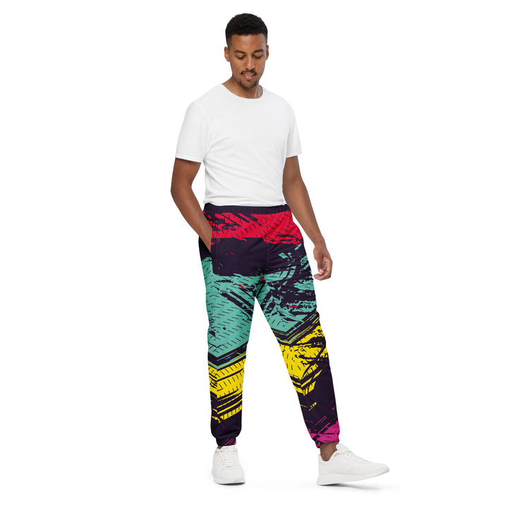 Unisex Track Pants - Blue-Yellow Haul