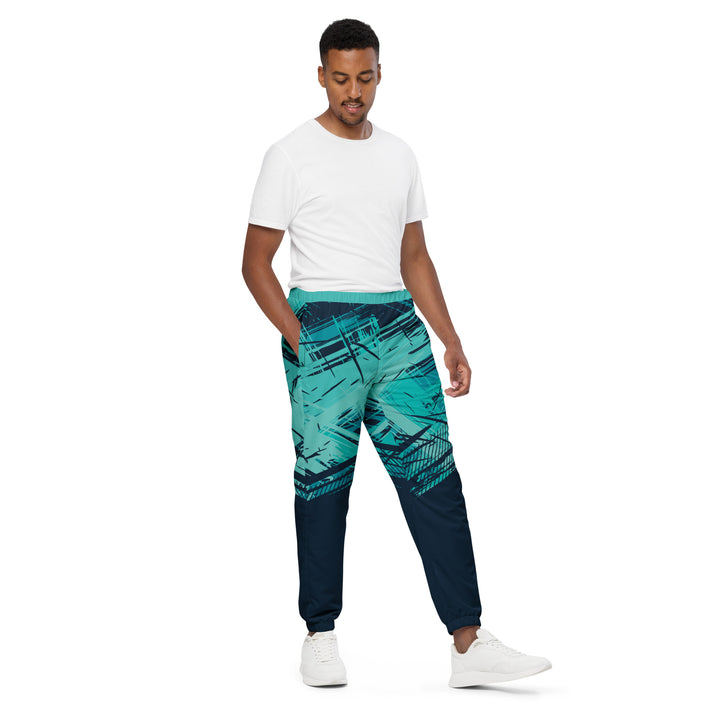 Unisex Track Pants - Blue-Turquoise Mind