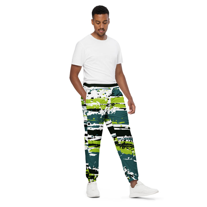 Unisex Track Pants - Green-Black Origin