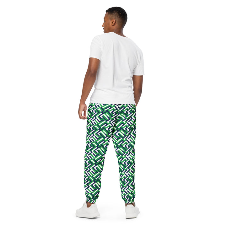 Unisex Track Pants - Green Maze