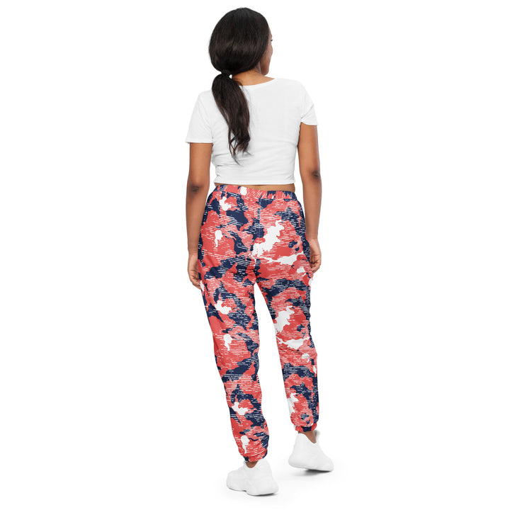 Unisex Track Pants - Red-Blue Sunset