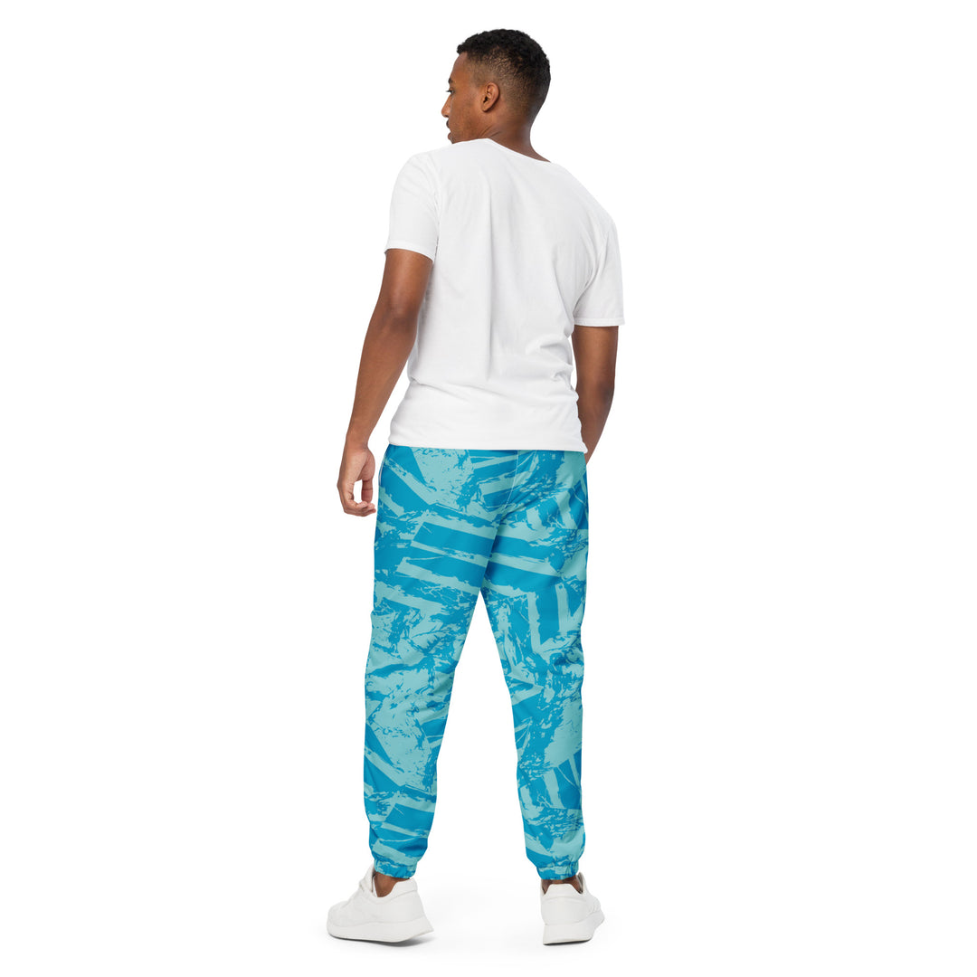 Unisex Track Pants - Blue Leaves