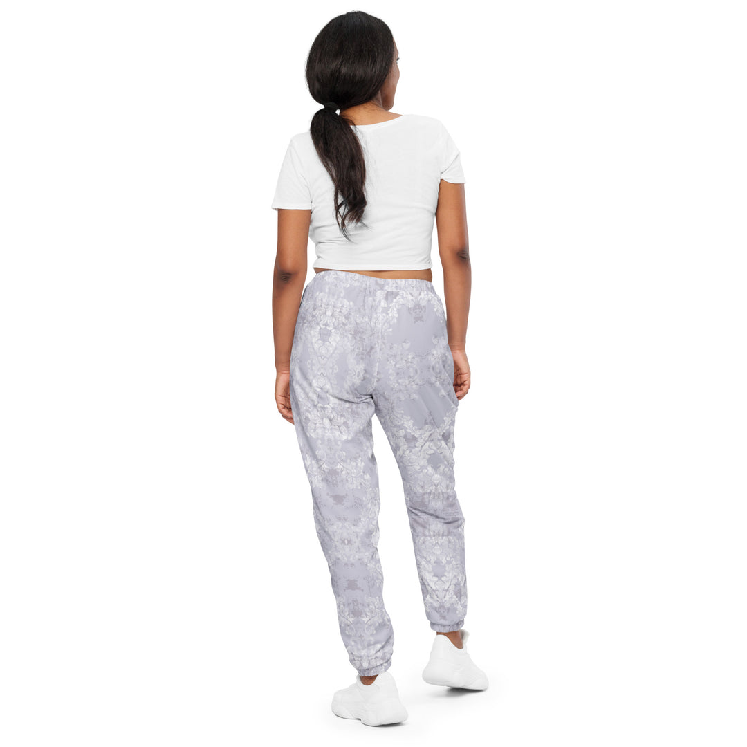 Unisex Track Pants - White-Beige Paper