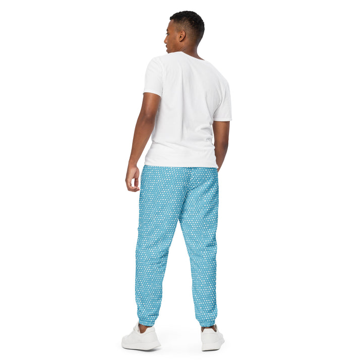 Unisex Track Pants - Blue-White Lost