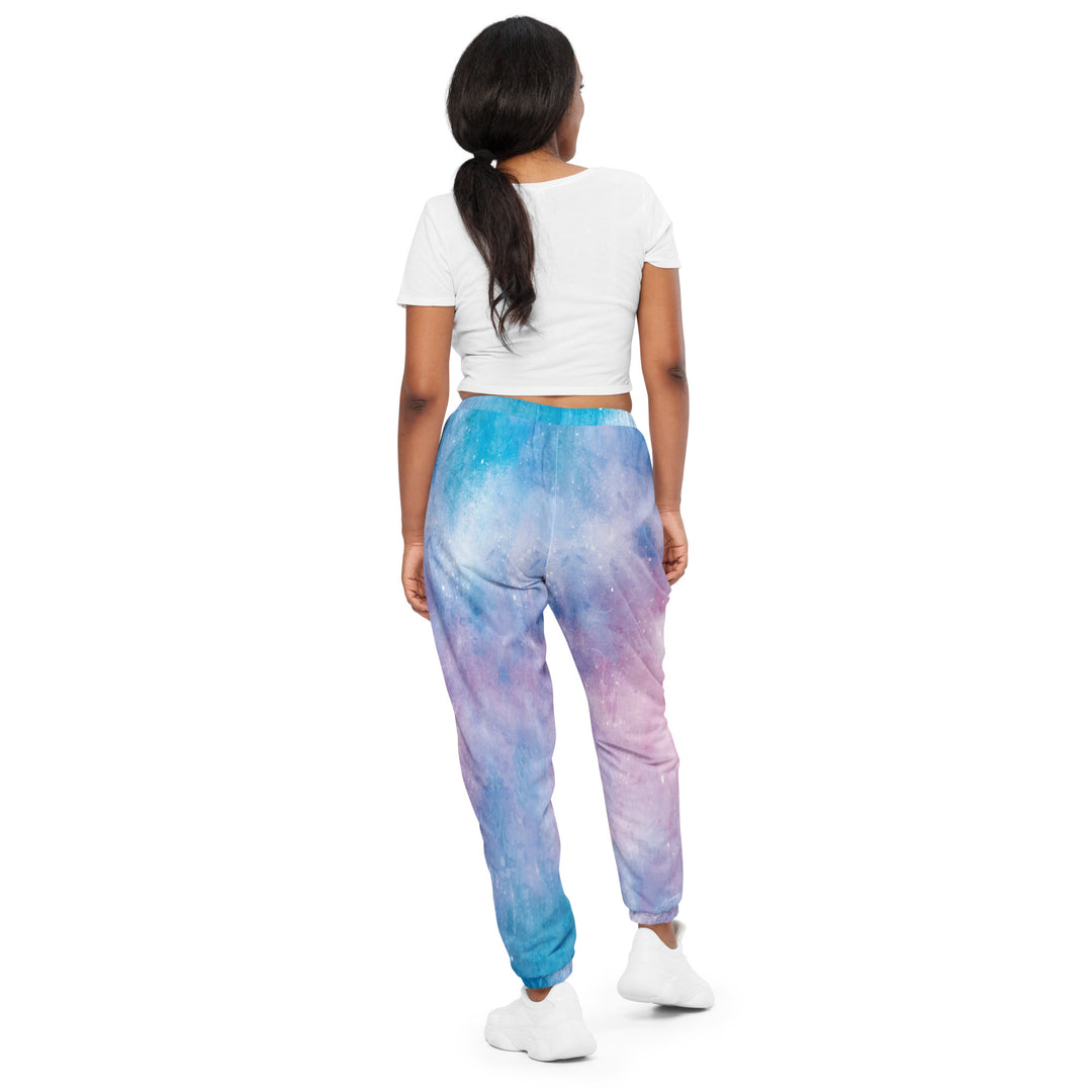 Unisex Track Pants - Pink-Blue Dream