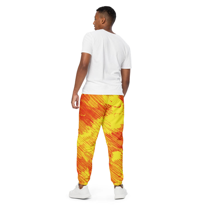 Unisex Track Pants - Orange-Yellow Sunrise