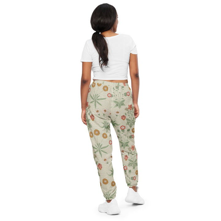 Unisex Track Pants - Beige-Orange Blossom