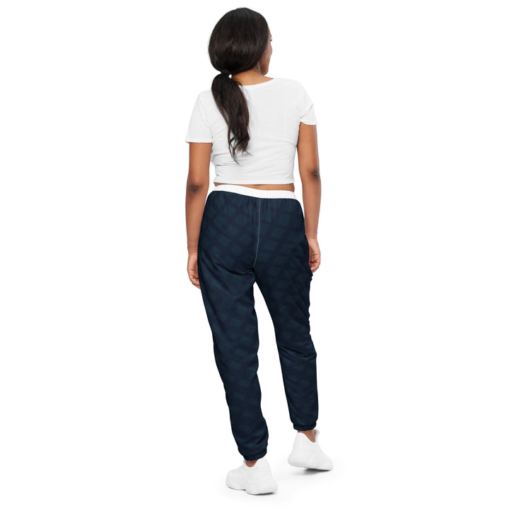 Unisex Track Pants - Blue-White Play